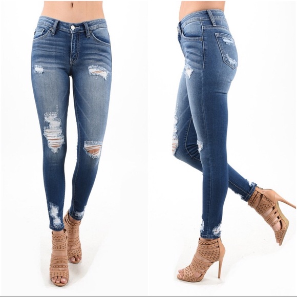 KanCan Denim - LAST‼️5 🌟 Maddie Distressed Skinnies